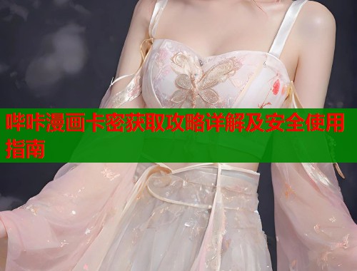 哔咔漫画卡密获取攻略详解及安全使用指南
