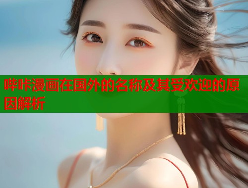 哔咔漫画在国外的名称及其受欢迎的原因解析  第2张